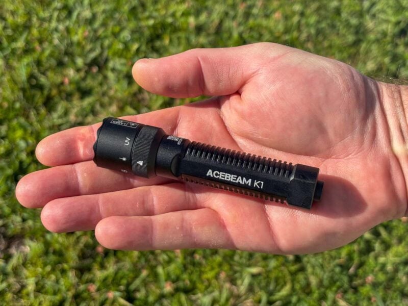 Acebeam K1 EDC Flashlight in Hand