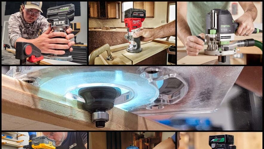 Best cordless wood routers