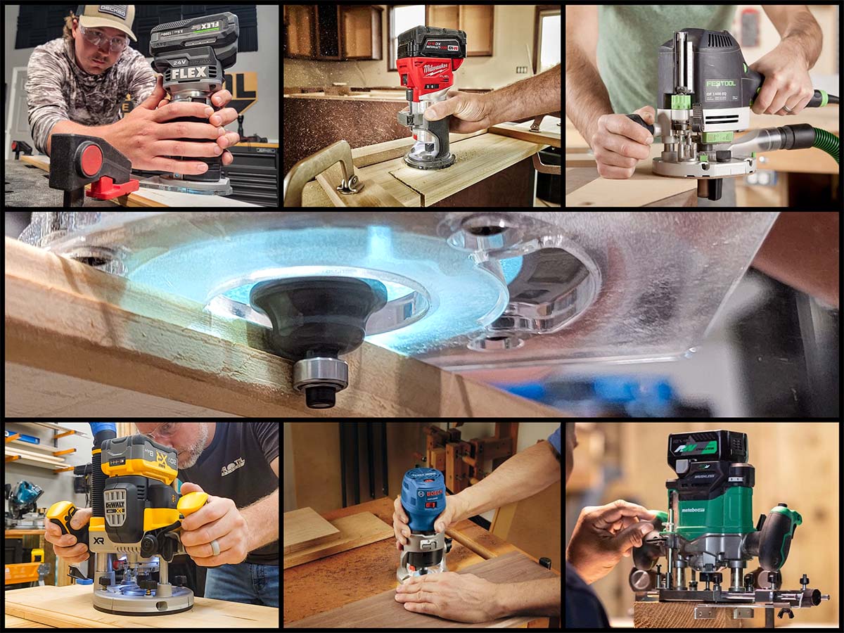 Best cordless wood routers