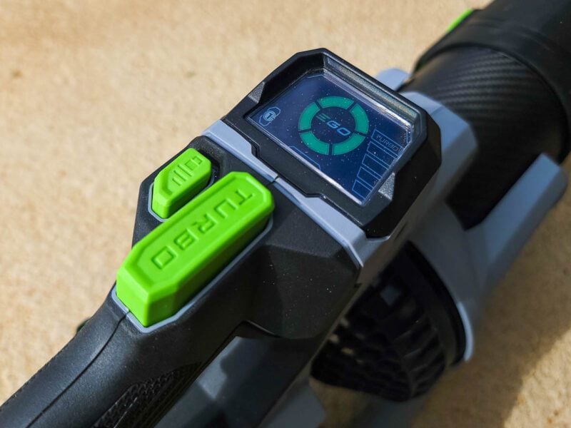 EGO 56V 880 CFM Blower Control Panel