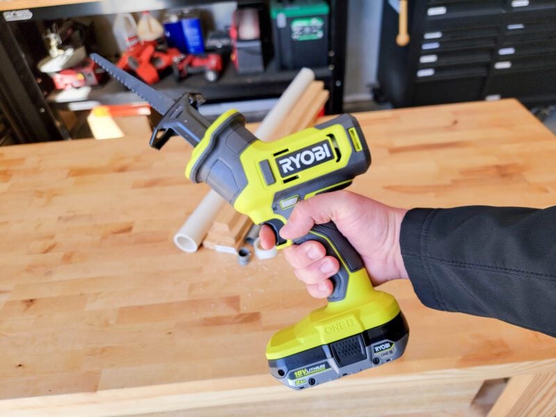 Ryobi 18V One-Handed Reciprocating Saw Profile