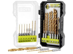 Ryobi 1/4-inch Hex Titanium Drill Bits