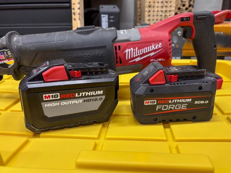 12.0Ah High Output cs 8.0Ah Forge