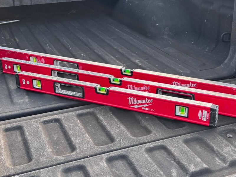 Milwaukee Redstick Bubble Levels