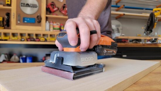 Ridgid 18V SubCompact 1-4-Sheet Sander