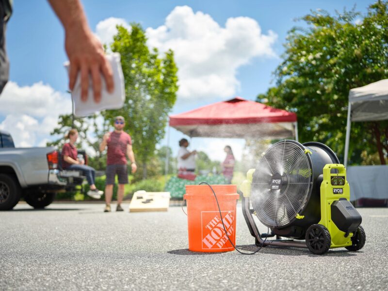 Ryobi 18-inch Misting Air Cannon