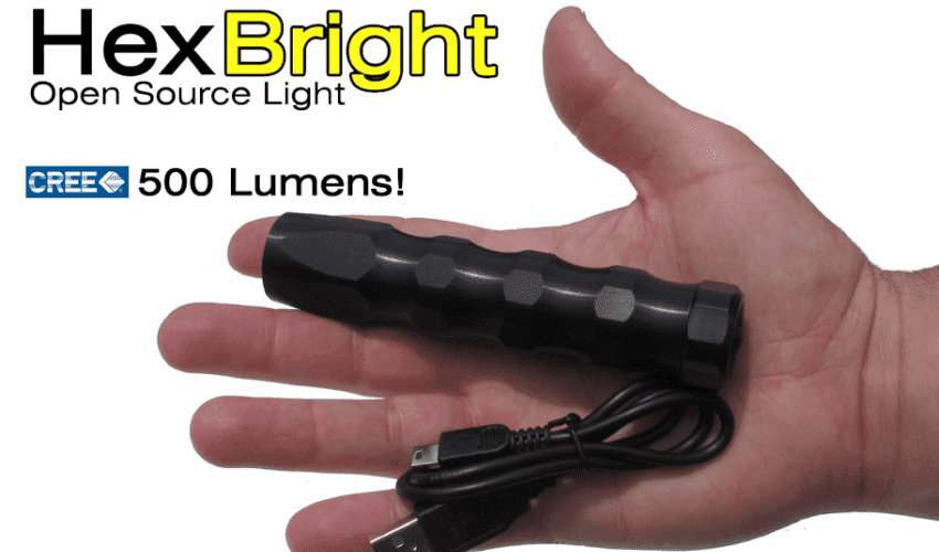 HexBright Open Source Flashlights Announced