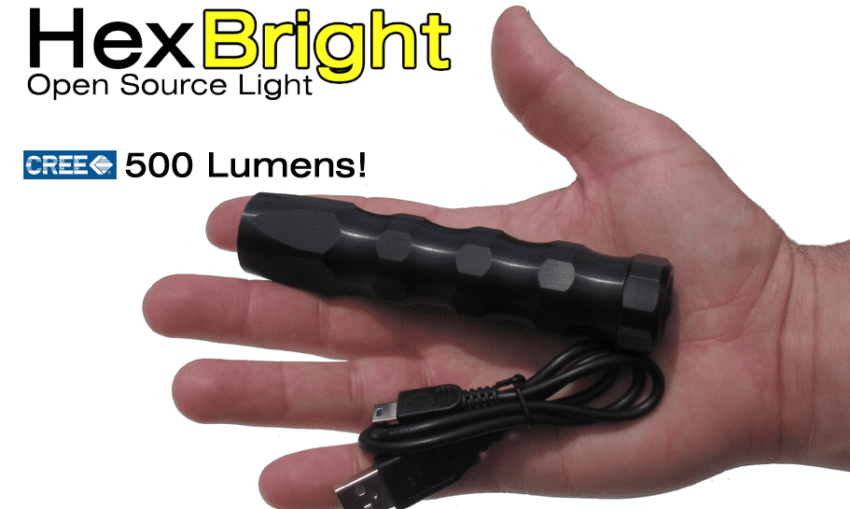 HexBright Open Source Flashlights Announced