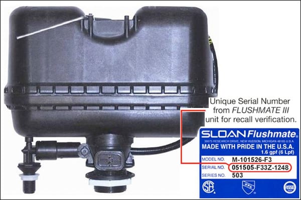 Exploding Toilet Threat Stopped by Flushmate!